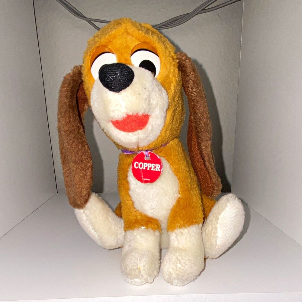 Disney The Fox and the Hound Copper Dog Movie Release Exclusive Vintage Stuffed